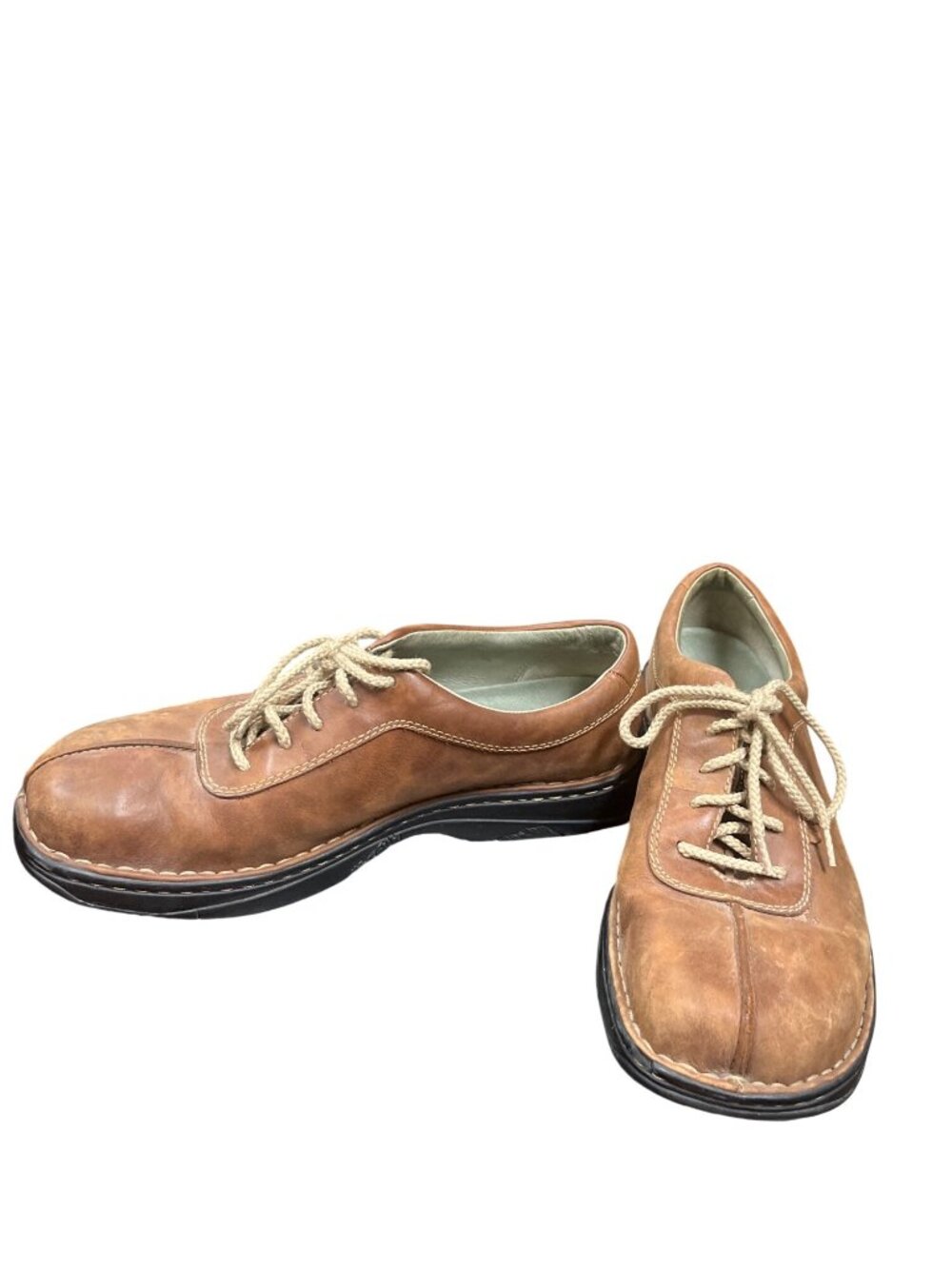 Merrell World mens brown leather casual dress shoes sz 11 SKU 10-279